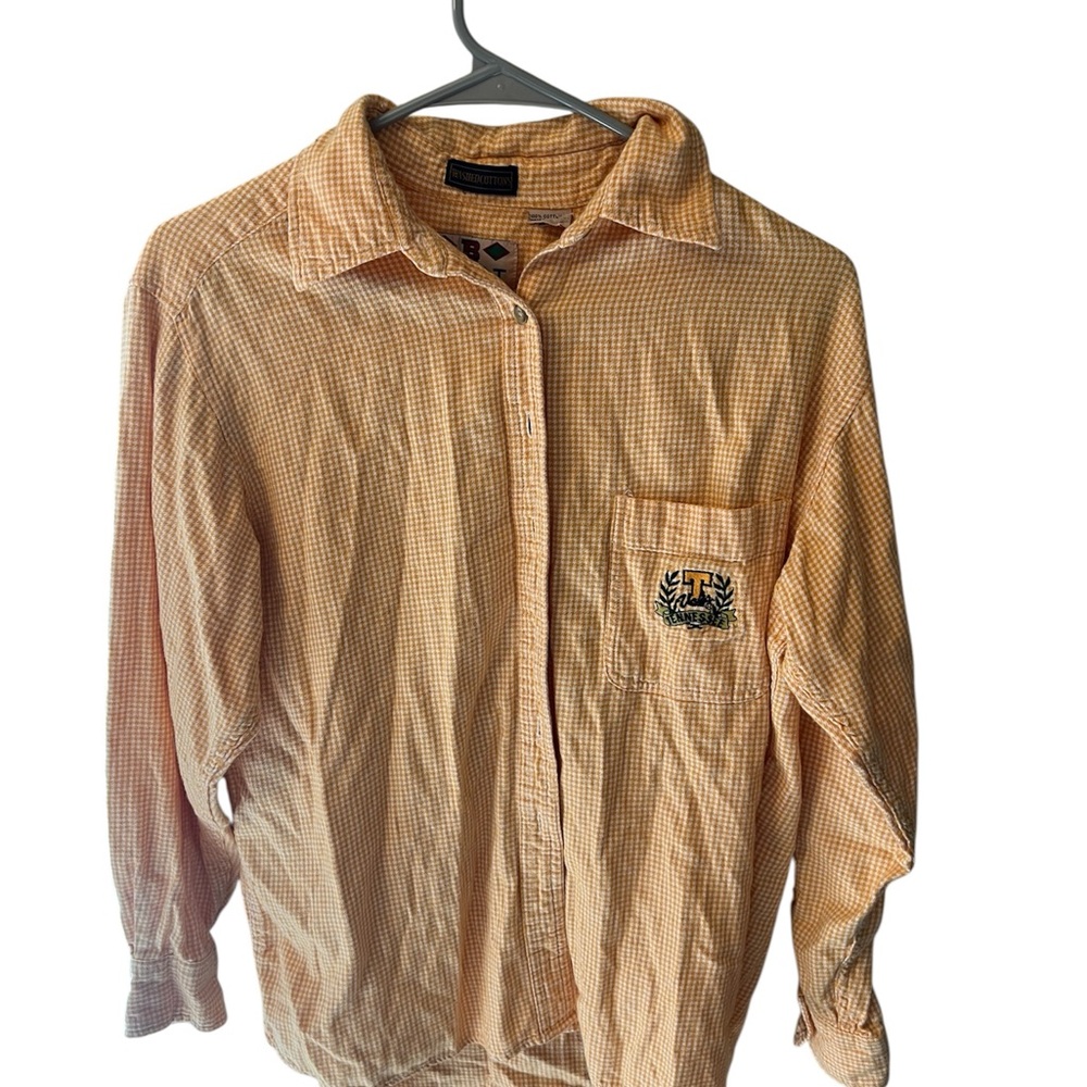 Washed Cottons Vintage Orange Tennessee Button-Up Shirt